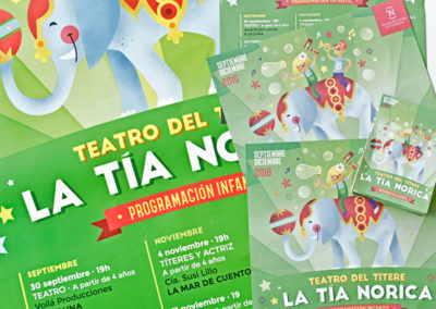 Teatro del Títere La Tía Norica – Septiembre a diciembre 2016