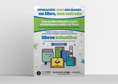 Torre Tavira – Cartel Operación Libro Solidario