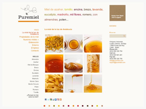 Puremiel – Página web