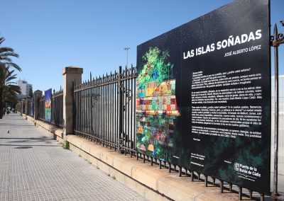 Autoridad Portuaria Bahía de Cádiz – Producción gráfica Exposición Las Islas Soñadas